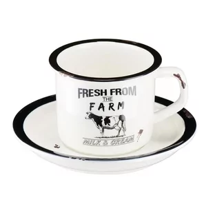 Filiżanka Porcelanowa 250 Ml Mucca Villa Italia - Filiżanki - miniaturka - grafika 1