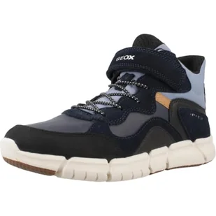 Geox J FLEXYPER BOY B ABX Botki, granatowy/LT niebieski, 1,5 UK, Granatowy Lt Niebieski, 0.5 UK - Botki damskie - miniaturka - grafika 1