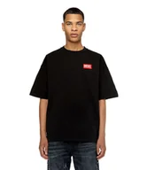 Koszulki męskie - t-shirt uomo diesel a11593 0niar t-nlabel-l1 9xx - miniaturka - grafika 1
