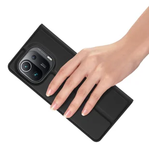 Dux Ducis Skin Pro kabura etui pokrowiec z klapką Xiaomi Mi 11 Pro czarny - Etui i futerały do telefonów - miniaturka - grafika 8