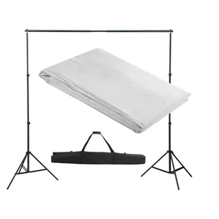 System zawieszenia tła z białym tłem 300 x 300 cm - Tła fotograficzne - miniaturka - grafika 1