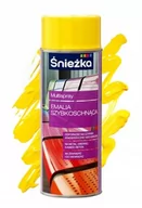 Farby wewnętrzne - Emalia w sprayu żółta szybkoschnąca uniwersalna Śnieżka 400 ml - miniaturka - grafika 1