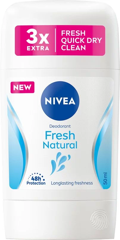 Nivea, Fresh Natural, Antyperspirant damski w sztyfcie