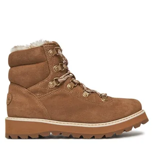 Botki Roxy ARJB700758 Brązowy - Botki damskie - miniaturka - grafika 1