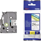 Etykiety do drukarek - Brother taśma bezbarwna TZ-151 nadruk czarny - miniaturka - grafika 1