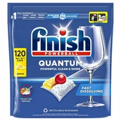 Akcesoria i części do zmywarek - FINISH Kapsułki Quantum All-in-1 120 Lemon - miniaturka - grafika 1