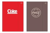 Teczki i skoroszyty - Interdruk Teczka A4 z gumką Hybrid Coca Cola (10szt) - artykuł papierniczy - miniaturka - grafika 1