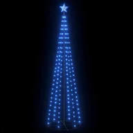 Ozdoby bożonarodzeniowe - VidaXL Lumarko Ozdoba świąteczna w kształcie choinki, 136 LED, 70x240 cm 328709 VidaXL - miniaturka - grafika 1