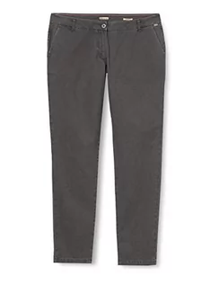 Spodnie damskie - Napapijri Spodnie damskie, szary (Dark Grey Solid 198), 42 - grafika 1