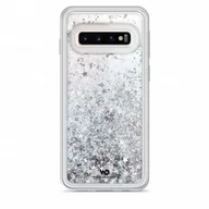 Etui i futerały do telefonów - Hama White Diamonds Sparkle Case Samsung Galaxy S10 Srebrne Gwiazdki - miniaturka - grafika 1