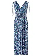 Sukienki - ApartFashion Sukienka damska, Niebieski-wielokolorowy, 36 - miniaturka - grafika 1