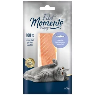 MOMENTS Filet Przekąska Łosoś 10x30 g - Przysmaki dla psów - miniaturka - grafika 1