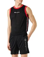 Spodenki damskie - Champion Męskie sportowe C-Sport szybkoschnące mikromesh metaliczne logo 18,78 cm szorty, czarne, XL - miniaturka - grafika 1
