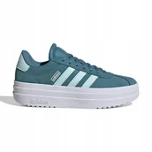 Sneakersy damskie - Buty sportowe damskie adidas VL Court Bold sneakersy zamsz roz. 36 - miniaturka - grafika 1