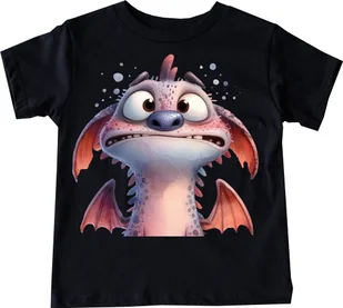 Dziecięca koszulka ze smokiem - smok29 - Koszulki dla dziewczynek Dziecięca koszulka ze smokiem - smok29 - Koszulki dla dziewczynek - miniaturka - grafika 1