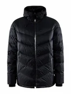 Kurtki męskie - Craft ADV EXPLORE DOWN Jacket męska kurtka puchowa M | czarna | regulowany kaptur i wysoki kołnierz | wodoodporna kurtka zimowa dla mężczyzn | wiatroszczelna parka puchowa, męska zimowa - miniaturka - grafika 1