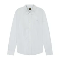 Koszule męskie - KOSZULA MĘSKA LEE 112363910 PATCH SHIRT SHY BLUE BRIGHT WHITE XL - miniaturka - grafika 1