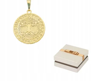 Złoto 585 Złota Zawieszka Drzewo Życia i Runami 14 karatów ZN28 - Naszyjniki Złoto 585 Złota Zawieszka Drzewo Życia i Runami 14 karatów ZN28 - Naszyjniki - miniaturka - grafika 1