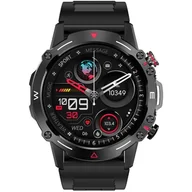 Smartwatch - Veltori VT110-1 Czarny Pasek Silikonowy - miniaturka - grafika 1