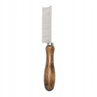 Szczotki i furminatory - Ekskluzywny grzebie�,dla zwierz�t, z metalow� nasad�, drewno bukowe, 47 pin�w, wym. 2,1x18,6cm - miniaturka - grafika 1