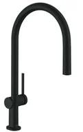 Baterie kuchenne - Hansgrohe M54 - Bateria zlewozmywakowa Talis z wyciąganą wylewką, czarny mat 72802670 - miniaturka - grafika 1