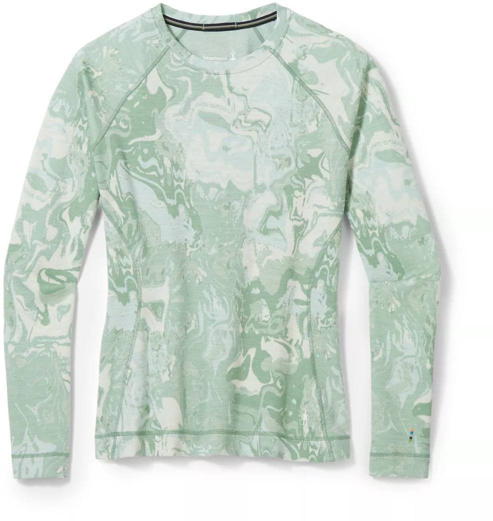 Smartwool W'S Classic Thermal Merino Base Layer Pattern Crew Boxed, K43, L