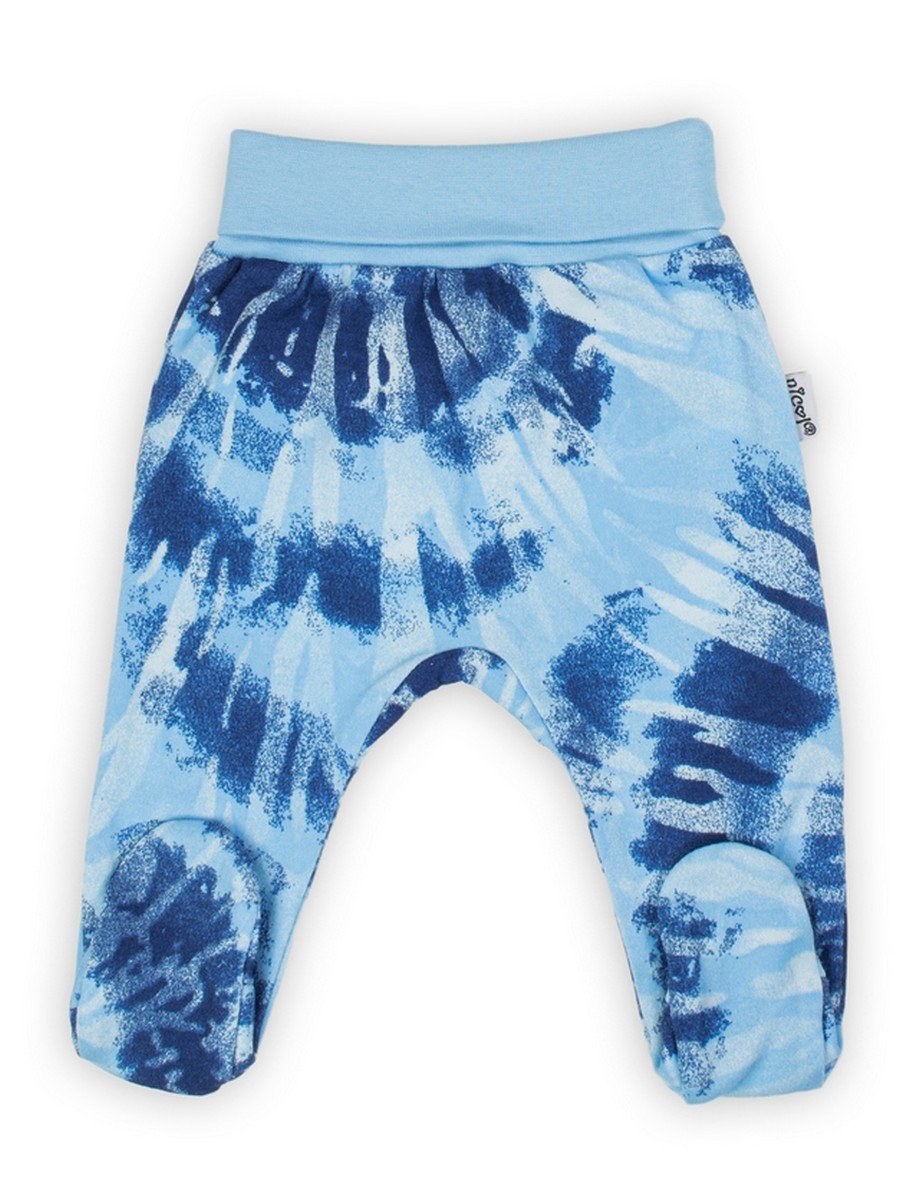 Niemowlęce półśpiochy w wzorki niebieskie Nicol,r.68