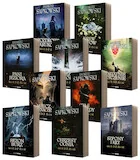 Pakiet Wiedźmin 1-10: Rozdroże kruków / Ostatnie życzenie Tom 1 / Miecz przeznaczenia Tom 2 / Krew elfów Tom 3 / Czas pogardy Tom 4 / Chrzest ognia - Fantasy - miniaturka - grafika 1