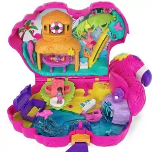 Mattel Lalka Polly Pocket Flaming Plażowa Impreza HGC41 - Lalki dla dziewczynek - miniaturka - grafika 3