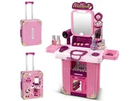 Zabawy w naśladowanie dorosłych - Toaletka 2w1 walizka 62x48x24cm - zabawka - miniaturka - grafika 1