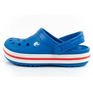 Klapki Crocs Crocband Clog Jr 207006-4KZ niebieskie - Buty dla dziewczynek - miniaturka - grafika 1