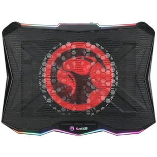 Podkładki chłodzące do laptopów Marvo FN-40 pro 17" FN-40) Czarna/Czerwona - Chłodzenie procesora - miniaturka - grafika 1