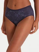 Majtki damskie - Triumph Figi klasyczne z wysokim stanem Amourette Charm 10216997 Granatowy - miniaturka - grafika 1