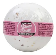 Kosmetyki do kąpieli - Beauty Jar Beauty Jar, Flower Power, kula musująca do kąpieli ze słodkim olejem migdałowym i różą, 150 g - miniaturka - grafika 1