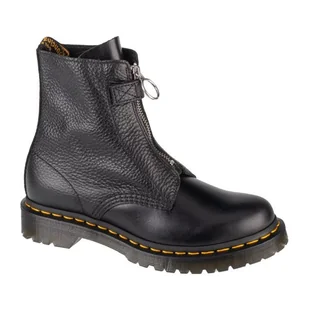 Buty Dr. Martens 1460 Pascal Frnt Zip DM32054001 czarne - Glany damskie - miniaturka - grafika 1