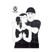 Tarcze i kulochwyty - Tarcza strzelecka Range Solutions Hostage Zakładnik, 50 szt. - miniaturka - grafika 1