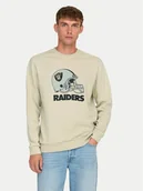 Bluzy męskie - Only & Sons Bluza 22031838 Beżowy Regular Fit - miniaturka - grafika 1