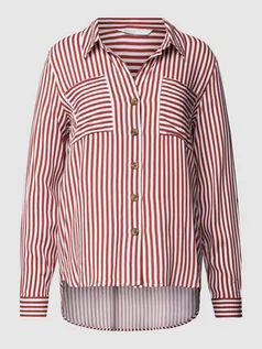 Koszule damskie - Bluzka z wiskozy z przedłużonym tyłem model ‘YASMIN’ - grafika 1