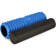 Akcesoria do masażu - Spokey Zestaw wałków fitness 2w1 roller (2 części) niebieski Spokey MIXROLL 2in1 - miniaturka - grafika 1