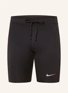 Spodenki damskie - Nike Szorty Do Biegania 2 W 1 Fast schwarz - miniaturka - grafika 1