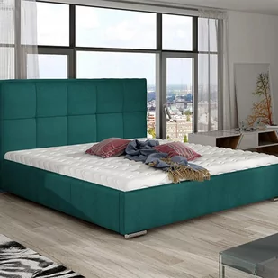 Łóżko CORTINA COMFORTEO tapicerowane : Rozmiar - 160x200, Tkanina - Grupa I, Pojemnik  - Z pojemnikiem, Wysokość wezgłowia - 120 cm - Łóżka - miniaturka - grafika 1