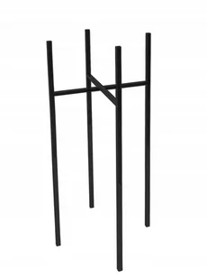 Kwietnik stojący metalowy Sabatini 87 x 29,8 cm, czarny - Kwietniki - miniaturka - grafika 1