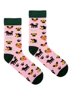 Skarpetki męskie - Psy i psie mordki skarpetki Kabak bawełna organiczna - miniaturka - grafika 1