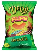 Chrupki - Kukurydziane chrupki o smaku dubajskiej czekolady Doqu Flips 80g - miniaturka - grafika 1