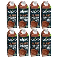 Napoje roślinne - Alpro Plant Protein Napój sojowy wysokobiałkowy o smaku czekoladowym Zestaw 8 x 750 ml - miniaturka - grafika 1