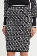 Spódnice - Guess spódnica LISE kolor czarny mini ołówkowa W4BD53 Z37K0 - miniaturka - grafika 1
