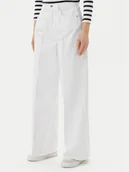 Spodnie damskie - Pepe Jeans Jeansy PL204740 Niebieski Wide Leg - miniaturka - grafika 1