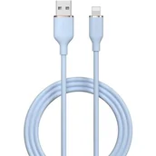 Kable USB - Kabel USB - USB Typ-C DEVIA Jelly 2.4A 1.2 m Niebieski - miniaturka - grafika 1