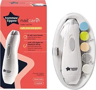 Zabawy w naśladowanie dorosłych - Tommee Tippee Elektryczny obcinacz do paznokci dla dzieci, akumulator, 6 w 1 ze światłem LED, bezpieczny i cichy silnik, zestaw manicure dla niemowląt i dorosłych, 0-12 miesięcy+ - miniaturka - grafika 1