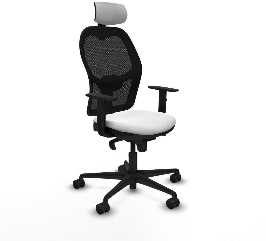 Krzesło Biurowe z Zagłówkiem Piqueras y Crespo 1D036N2 Biały